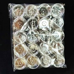 Mika Kutu Mumluk 2.5X5 CM (20 Adet) Mika Kutu Mumluk 2.5X5 CM (20 Adet)