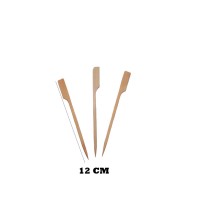 Özel Ahşap Yassı Saplı Çöp Şiş Çubuğu 12 CM (100 Adet) Özel Ahşap Yassı Saplı Çöp Şiş Çubuğu 12 CM (100 Adet)