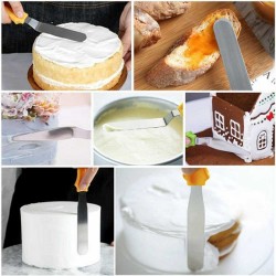 Paslanmaz Çelik Pasta Kek Spatulası Kazıyıcı 3 Lü Set B079 Paslanmaz Çelik Pasta Kek Spatulası Kazıyıcı 3 Lü Set B079