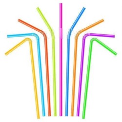 Plastik  Pipet 8 MM Karışık Renkli 26 CM (50 Adet) Plastik  Pipet 8 MM Karışık Renkli 26 CM (50 Adet)