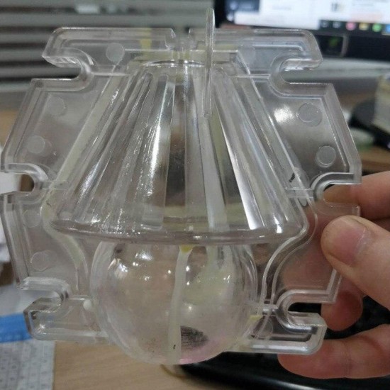 Poli Karbon Mum Kalıbı Mini Masa Lambası Şekli Mum Kalıbı 6228