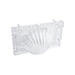 Poli Karbon Sert Plastik İstiridye Mum Kalıbı Büyük Boy 6222 Poli Karbon Sert Plastik İstiridye Mum Kalıbı Büyük Boy 6222