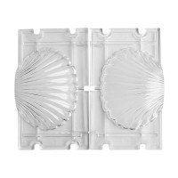 Poli Karbon Sert Plastik İstiridye Mum Kalıbı Büyük Boy 6222 Poli Karbon Sert Plastik İstiridye Mum Kalıbı Büyük Boy 6222