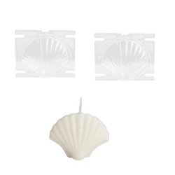 Poli Karbon Sert Plastik Shell Mum Kalıbı Büyük Boy 10X12 CM Poli Karbon Sert Plastik Shell Mum Kalıbı Büyük Boy 10X12 CM