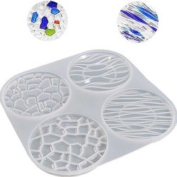 Silikon Bardak Altlığı Kalıp Seti 4 lÜ Silikon Bardak Altlığı Kalıp Seti 4 lÜ