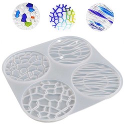 Silikon Bardak Altlığı Kalıp Seti 4 lÜ Silikon Bardak Altlığı Kalıp Seti 4 lÜ