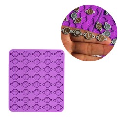 Silikon Epoksi Bileklik Kolye Tespih Harf Pulu Kalıbı 9435 Silikon Epoksi Bileklik Kolye Tespih Harf Pulu Kalıbı 9435