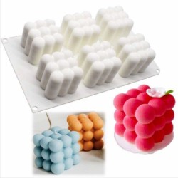 Silikon Kalıp 6 Lı Mum Ve Kek Kalıbı 30X17.5 CM Silikon Kalıp 6 Lı Mum Ve Kek Kalıbı 30X17.5 CM