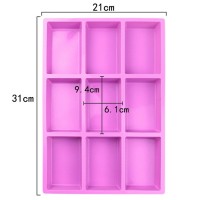 Silikon Kalıp Çikolata Kurabiye Sabun Ve Epoksi Kalıbı 9 lu BT361 Silikon Kalıp Çikolata Kurabiye Sabun Ve Epoksi Kalıbı 9 lu BT361