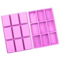 Silikon Kalıp Çikolata Kurabiye Sabun Ve Epoksi Kalıbı 9 lu BT361