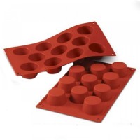 Silikon Kalıp  Çikolata Ve  Kurabiye Kalıbı 11 li BT040