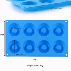Silikon Kalıp Donut Kek Kurabiye Ve Çikolat Kalıbı BT-091 Silikon Kalıp Donut Kek Kurabiye Ve Çikolat Kalıbı BT-091