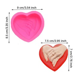 Silikon kalıp  El Şeklinde Yüzüklü S15-5 Silikon kalıp  El Şeklinde Yüzüklü S15-5