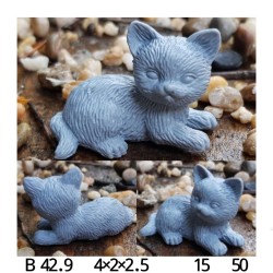 Silikon Kalıp   Minik Kedi  Mum Kalıbı B4209 Silikon Kalıp   Minik Kedi  Mum Kalıbı B4209