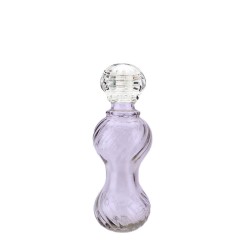 Şişe Cam Saray  Kapaklı  ÇİZGİ Desenli Vazo 100 CC (10 Adet) Şişe Cam Saray  Kapaklı  ÇİZGİ Desenli Vazo 100 CC (10 Adet)