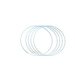 Tel Taç Çemberi 3 MM 18 CM (12 Adet) Tel Taç Çemberi 3 MM 18 CM (12 Adet)